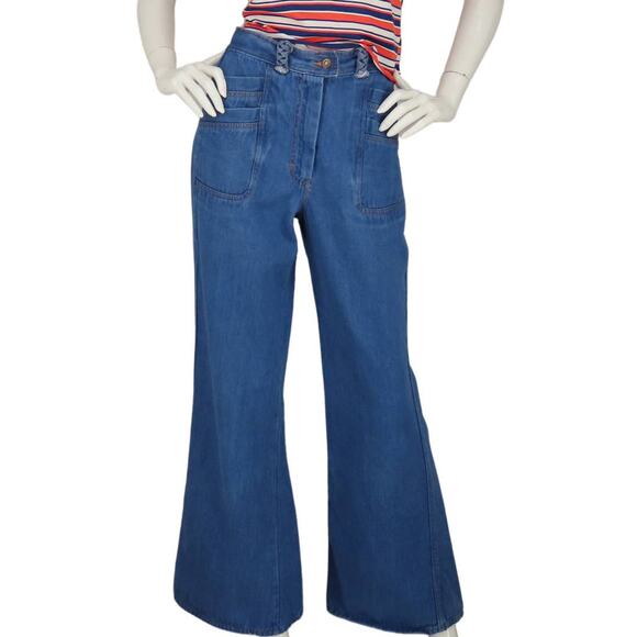 Vintage 70s Flare Bell Bottom Jeans